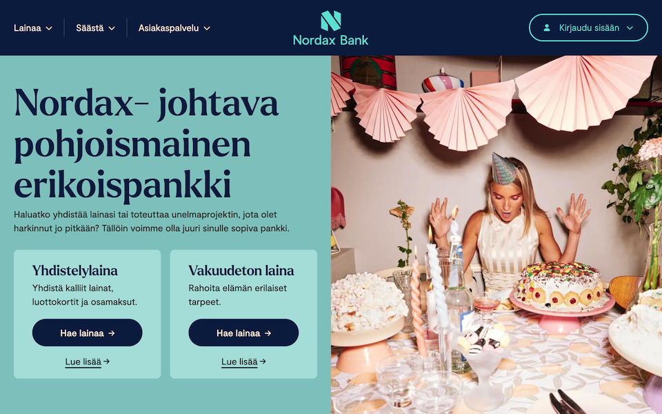 Nordax Bank laina